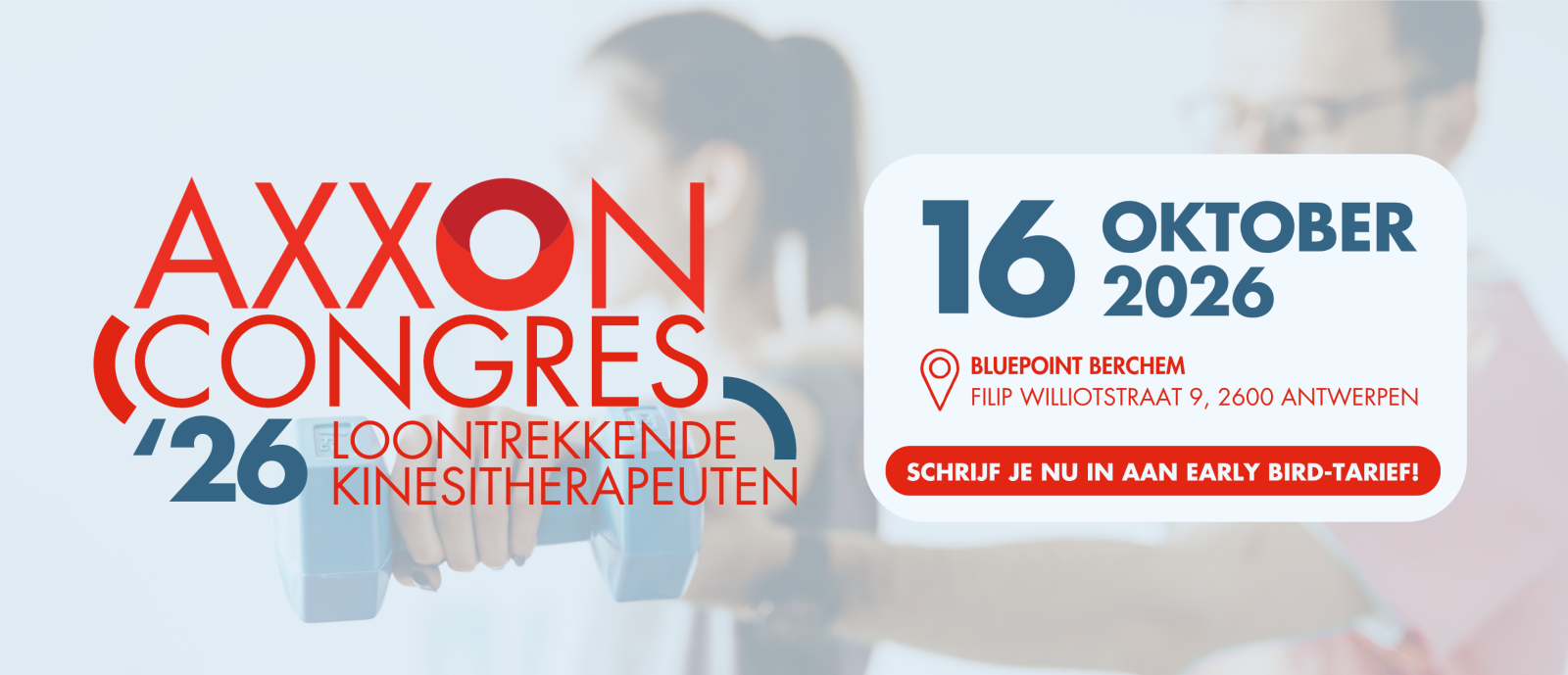 AXXON congres voor loontrekkende kinesitherapeuten 2026